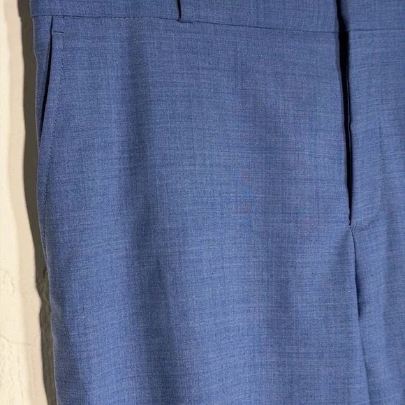 Banana Republic Ryan Blue Trousers 12 Long - Picture 10 of 16